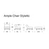 Ample Styletto Easy Chair